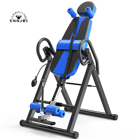 Home Heavy Duty Handstand Machine Gravity Inversion Table Foldable Fitness Gravity Inversion Table Back Pain Relief Exercise ► Photo 1/5