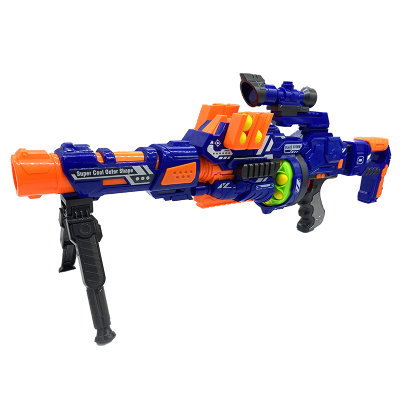 Electronic Submachine Gun Toy Suit for NERF Soft Bullet Gun Rival Elite Series 