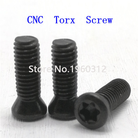 50PCS M1.6 M1.8 m2 m2.2 M2.5 M3 M3.5 M4 M5 M6*L Grade 12.9 Insert Torx Screw Replaces Carbide Inserts CNC Accessories Lathe TooL ► Photo 1/2
