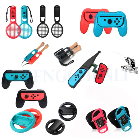 Nintend Switch Game Accessories Kit For Nintendo Switch Joy-con Gaming Controller Handle Grip Gamepad Joystick Holder Stand Set ► Photo 1/6
