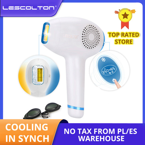 Lescolton 3 in 1 IPL Hair Removal ICE Cold Epilator Permanent Laser for Home Bikini Trimmer Electric Photorejuvenation Depilador ► Photo 1/6