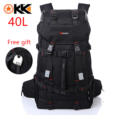 KAKA Men Oxford Waterproof 40L Travel Backpack Durable Large Capacity Fit for 15.6 inch Laptop Mochila Free Shipping ► Photo 1/6