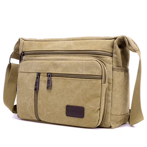 2022 new arrival men messenger bags handbag single shoulder bag canvas material ► Photo 1/6