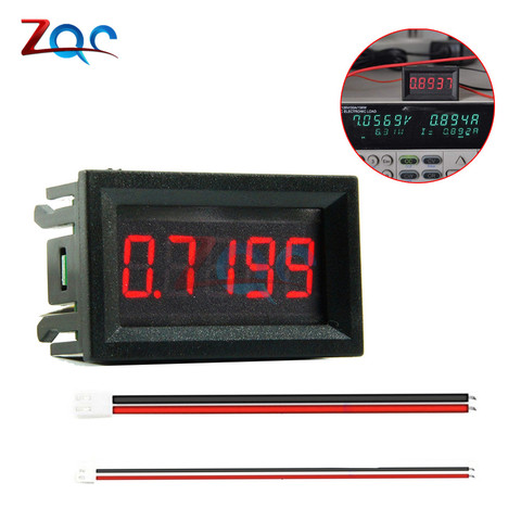 High Precision 0.36 inch 5 Bits Digital LED Display Ammeter DC 0.0000-3.0000A/5mA/50mA Current Meter with Wire DC 4 -30V ► Photo 1/6