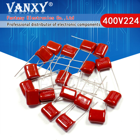 20PCS 400V224J 400V 0.22UF 220NF 400V 224J 224 CBB P10 Polypropylene film capacitor ► Photo 1/6