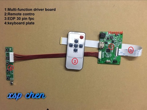 30PIN LCD driver board PCB-800807V1 1HDMI EDP for screen resolution 1920*1200 1920*1080 1600*900 1366*768 1280*800 30 pin edp ► Photo 1/6