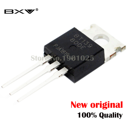 10PCS BT139-800E BT139 BT139-800 800V 16A Triacs RAIL TRIAC TO-220 new and original ► Photo 1/1