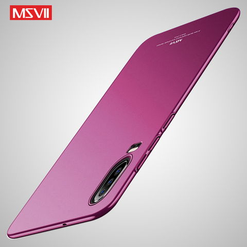 P30 Pro Case MSVII Slim Matte Cover For Huawei P30 Lite Pro Case P 30 Plus Hard PC Cover For Huawei P20 Lite P 20 Pro Phone Case ► Photo 1/6