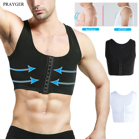 Men Gynecomastia Shaper Slimming Chest Corset Compression Body Building  Sleeveless Tops Correct Posture 1219 - Price history & Review, AliExpress  Seller - prayger Official Store