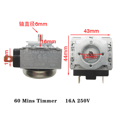 DKJ/1-60 Minutes Electric Pressure Cooker Timer Switch Microwave Oven Mechanical Rice Cooker Timer Switch Professional Wholesale ► Photo 1/3