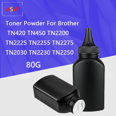 80G Compatible  black refill toner powder for brother TN450 tn-450 tn-420 TN420 DCP 7055 7057 7060 7065 7070 HL 2130 2132 2135 ► Photo 1/5