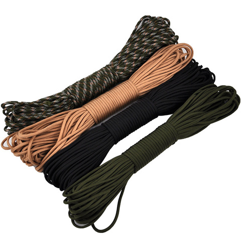 Camping Paracord 7 Cores Parachute Cord 100FT/31M Shelter Tent Ropes ► Photo 1/4