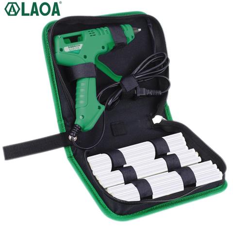 LAOA 25W /40W/8W Hot Melt Glue Gun With Bag 7mm Thermal Glue Hot Melt Guns Pistolet a Colle Soldering Gun ► Photo 1/6