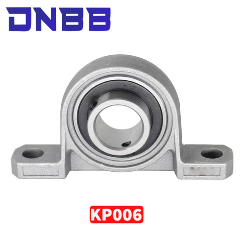 KP006 30mm 2PCS Horizontal Vertical Bearing KP06 Lead Screw Support Mounted Ball Pillow Zinc Alloy PillowBlock  economic type ► Photo 1/5