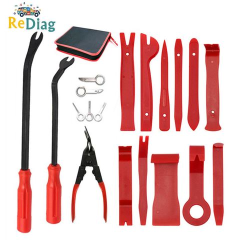 High Quality Audio Removal Tool Kit Car Panel Tool 7/11/19/27pcs Disassembly Tool Set Car Door Panel Removal Tool Hand Tool ► Photo 1/6