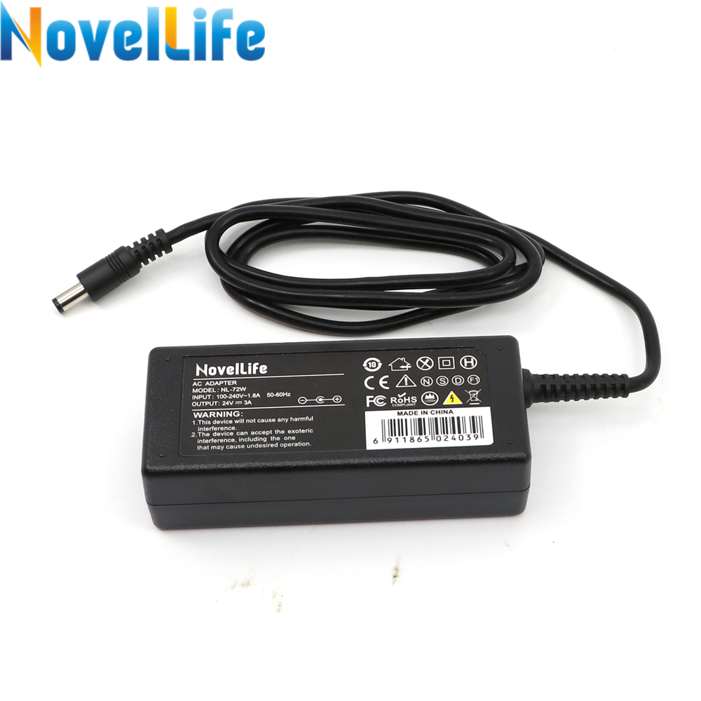 NovelLife 24V 3A Power Supply Adapter for TS100 SH72 Mini Electric  Soldering Iron EU US AU Plug AC 100-240V DC5.5*2.5 Power Jack - Price  history & Review