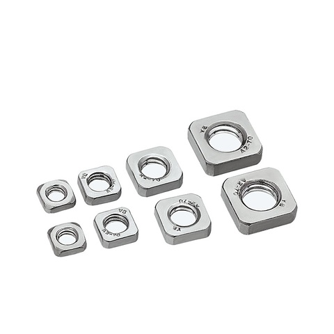 50pcs  DIN562 THIN Nut M3 M4 M5 M6 M8 A2 STAINLESS STEEL SQUARE THIN NUTS ► Photo 1/1