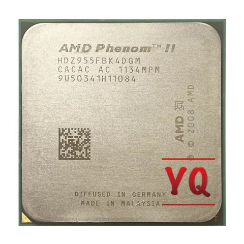 AMD Phenom II X4 955 955 3.2 GHz Quad-Core CPU Processor 125W HDZ955FBK4DGM / HDX955FBK4DGI / HDZ955FBK4DGI Socket AM3 ► Photo 1/1