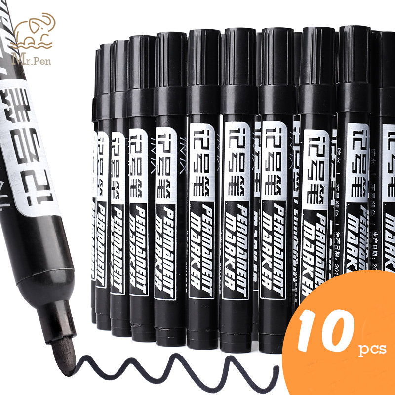 Permanent Paint Marker Pen Oily Waterproof Black Pen for Tyre Markers Quick  Drying Signature Pen Stationery Supplies - Price history & Review, AliExpress Seller - Shop4475079 Store