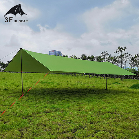 3F UL GEAR Ultralight Tarp Outdoor Camping  Sun Shelter Shade Awning 15D Silver Coating Pergola Waterproof Beach Tent ► Photo 1/6