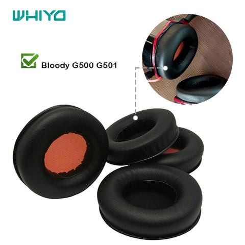 Whiyo 1 Pair of Ear Pads Cushion Cover Earpads Replacement Cups for G500 G501 Bloody Headphones G-500 G-501 G 500 G 501 Headset ► Photo 1/6