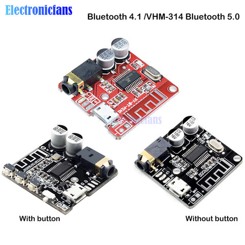 diymore Micro USB VHM-314 Bluetooth Audio Receiver Board Bluetooth 4.1 5.0 Car Speaker mp3 Lossless Decoder Stereo Music Module ► Photo 1/6