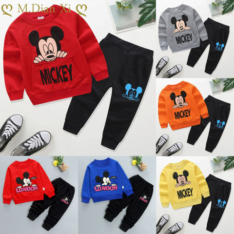 1-5 Year Old Toddler Boy Suit Boy Clothing Children Clothing Children Cartoon Leisure Sports Suit Children Kids Clothes 2 Pieces ► Photo 1/6