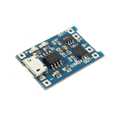18650 lithium battery protection 3.7v 3.6V 4.2V lithium battery charging board 1A overshoot and overdischarge protection ► Photo 1/2