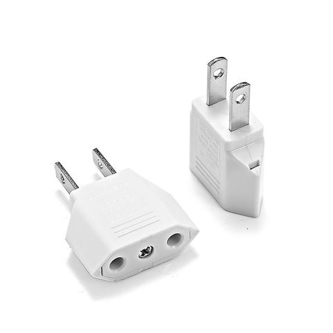 US American Travel Adapter 2 pin European EU To US  plug Power adapter Converter Electrical Socket Outlet ► Photo 1/5