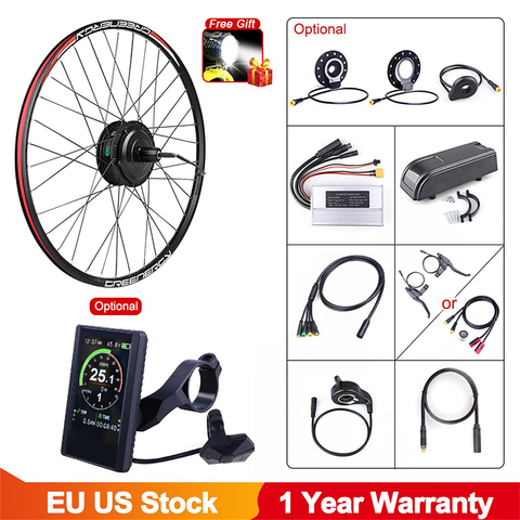 Bafang 48V 500W Electric Bicycle Gear Hub Motor Rear Wheel Drive eBike Conversion Kit for DC Cassette Flywheel Engine e-Bike Kit ► Photo 1/6