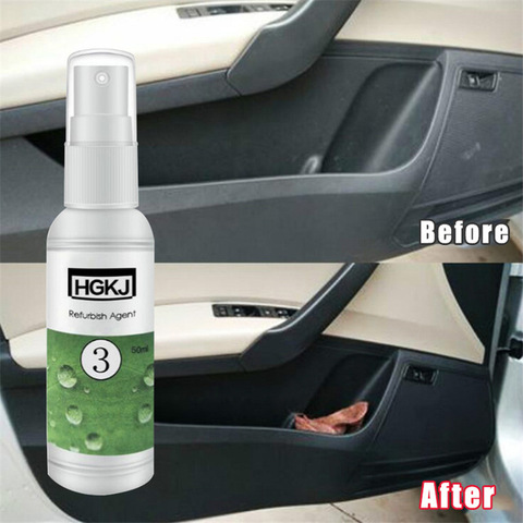 HGKJ-3 Car Paint Care Polish Hydrophobic Coating Interior Leather Seats Glass Plastic Maintenance Clean Detergent Refurbisher ► Photo 1/6