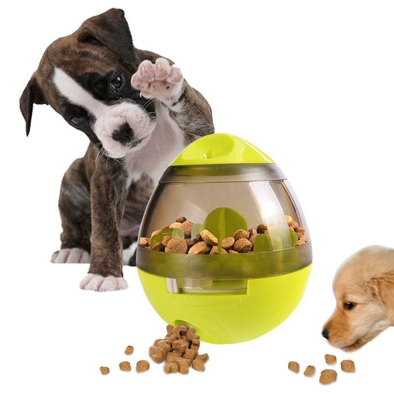 Interactive Dog Cat IQ Treat Ball Toys Funny Pet Tumbler Shaking Leakage  Food Container Toys Pet Training Balls Pet Dog Suppliy