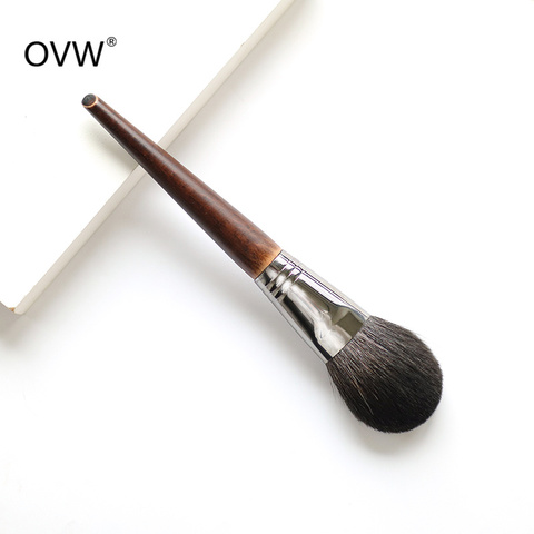 OVW Goat Hair Powder Brush kist dlya pudry Lose Powder Pressed Porder Makeup Brushes kisti makiyazh Professional cosmetic kit ► Photo 1/6