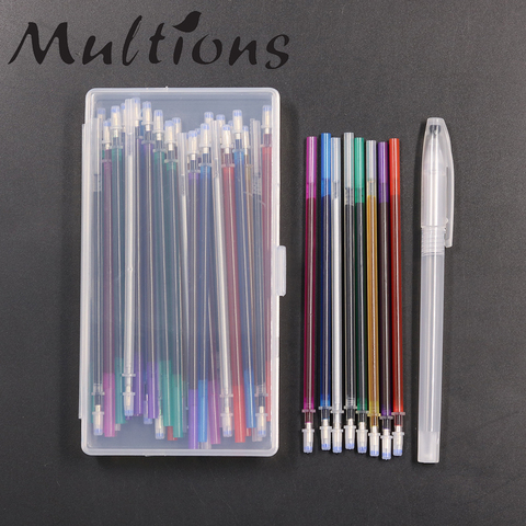 45Pcs Water Erasable Pen ink Soluble Disappearing Fabric Marker Refills Cross Stitch Pen & Storage Box DIY Sewing Accessories ► Photo 1/6