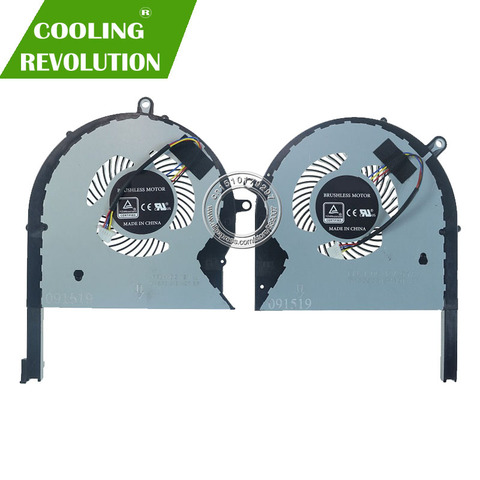 Laptop CPU GPU Cooling Fan DFS593512MN0T DFS2013121A0T DC12V 1A 4Pin for ASUS ROG Strix 15 GL503GE ► Photo 1/2