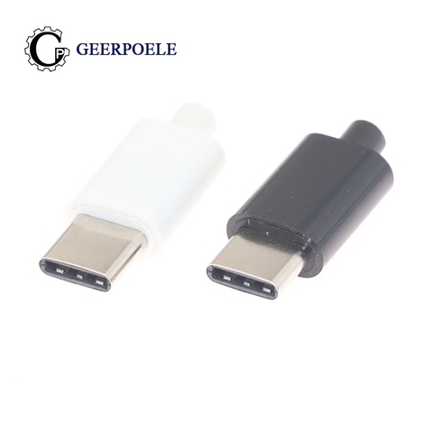 10 pcs/lot Type-C Mirco USB Connectors Male Jack Tail Plug Electric Terminals Conector Case Phone ► Photo 1/5