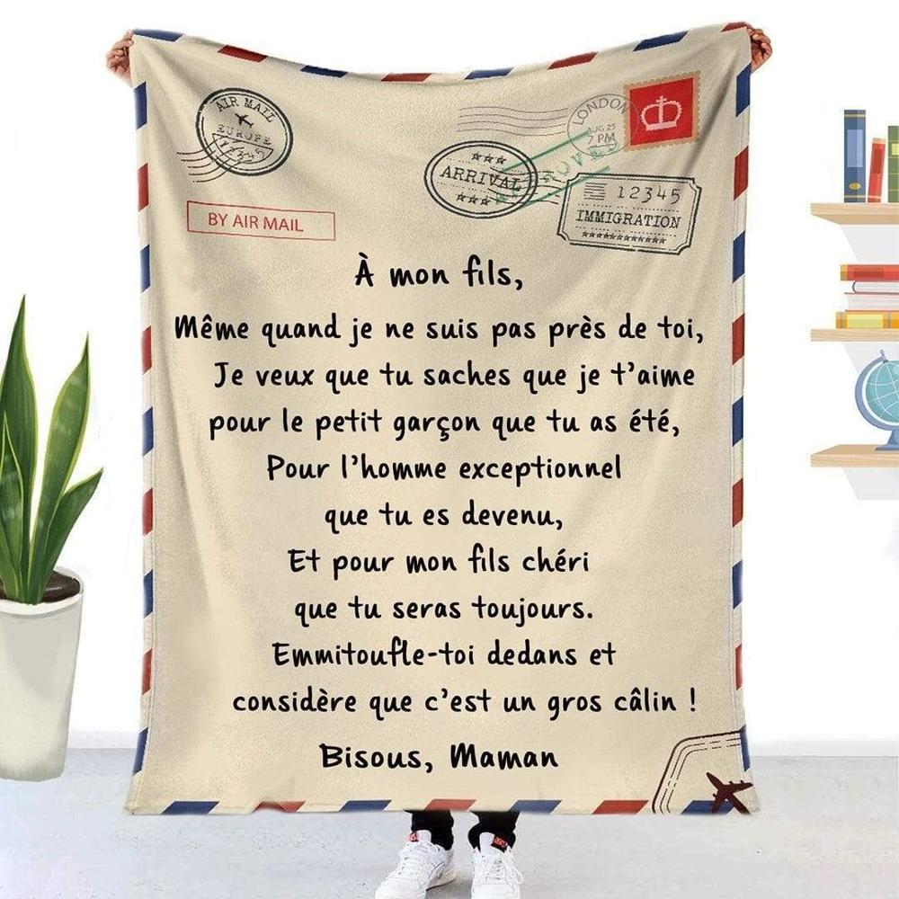 Buy Online Flannel Throw Blanket Letter Printed Quilts Air Mail 3d Print Keep Warm Sofa Child Blanket Home Textiles Dreamlike Family Gift Alitools