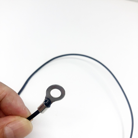 1PC 6.5MM Hole 3950 100K ohm ntc 3950 100k NTC sensor 1% 0.3M M6.5 3950 thermistor NTC100K  ntc temperature sensor ► Photo 1/3