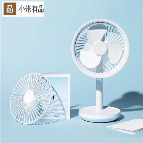 Youpin SOLOVE Desktop Fan 60 Degree Shaking Head Height ,Wind Speed Adjustable 4000mAh Type-C Chargeable Light Portable Fan Home ► Photo 1/6