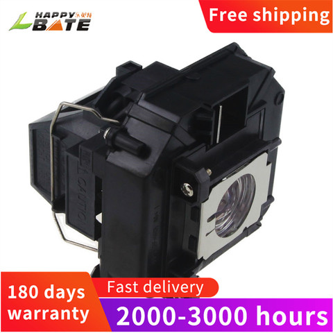 happybate projector Lamp with housing ELPLP60 for H381A H382A H383A H384A EB-96W EB-95 93H 93E EB-93 EB-905 426WI 425W 421i 420  ► Photo 1/6