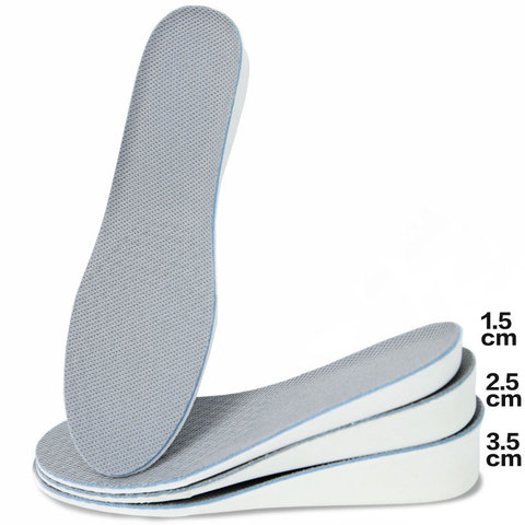 Height increase insoles for men/women 1.5/2.5/3.5 cm up invisiable arch support orthopedic insoles shock absorption EVA Material ► Photo 1/6