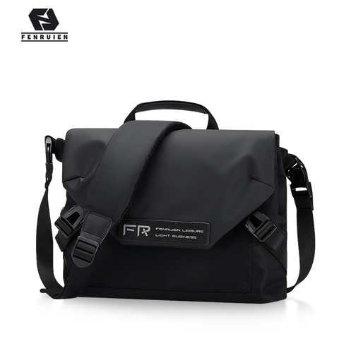 Fenruien 2022 New Men Crossbody Bag High Capacity Shoulder Bags Water Resistant Male Business Casual Travel Messenger Sling Bag ► Photo 1/6