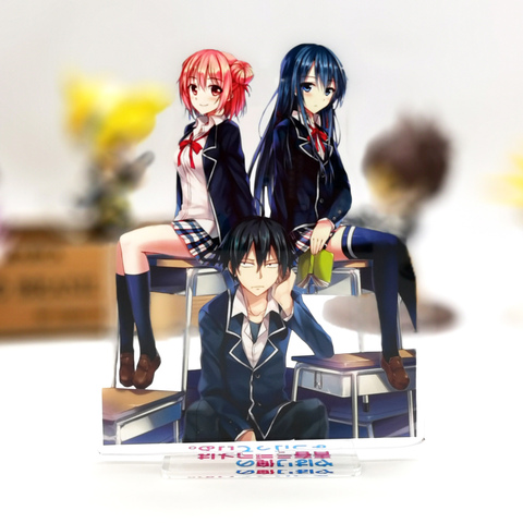 My Teen Romantic Comedy SNAFU Climax! Hachiman Yukino Yui GM acrylic stand figure model plate holder topper anime ► Photo 1/3