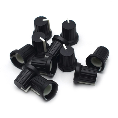 Black Guitar Pot and Amplifier Knobs AMP Volume Tone Control Speed Knobs for Guitar Bass ► Photo 1/5
