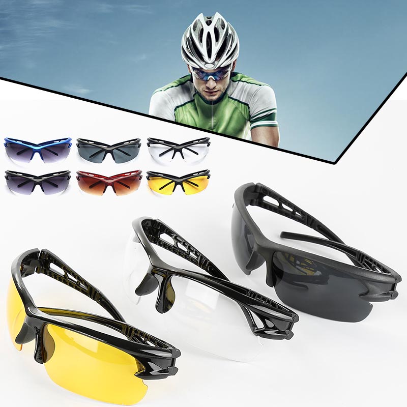 Windproof Cycling Glasses Road Bike Goggles Biker Riding Sunglasses Eyewear MTB 