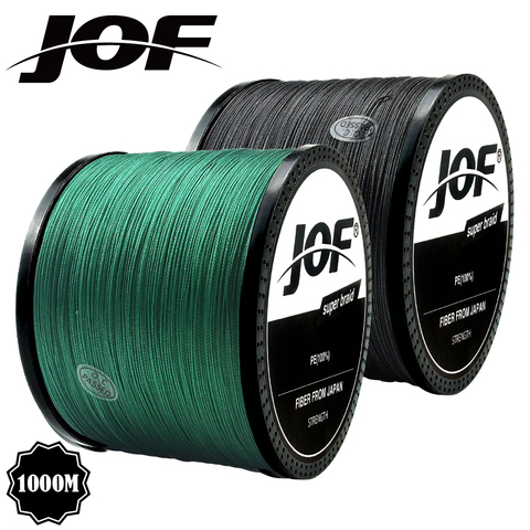 JOF Braid Fishing line 300M 500M 1000M 4 Strands Multifilament Fishing Wire Carp Fishing 10-82lb ► Photo 1/6