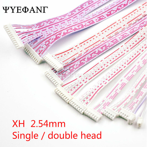 5Pcs JST 2.54mm Pitch Connector Cable XH2.54 Plug Line length 30/20/10CM Red and white 2P/3P/4P/5P/6P/7P/8P/9P/10P/11P/12P ► Photo 1/4