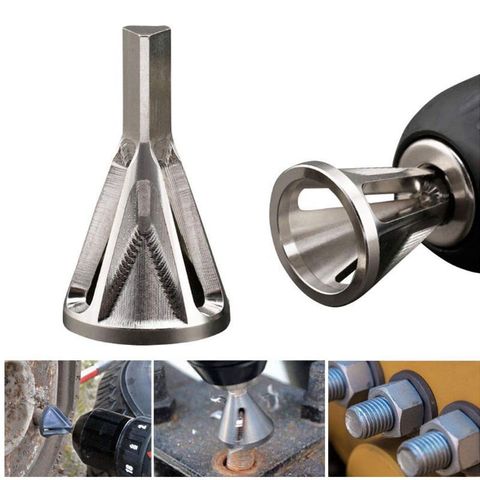 Woodworking Deburring External Chamfer Tool Stainless Steel Remove Burr Tools for Metal Drilling BIT ► Photo 1/6
