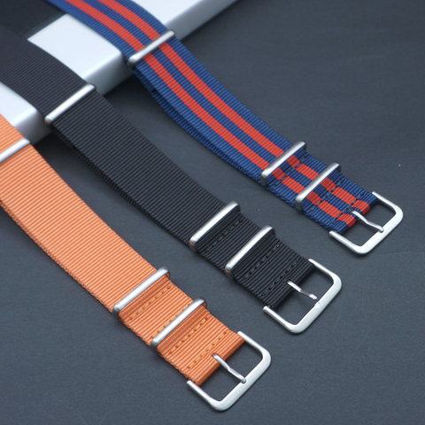High Quality Wholesale New Fashion Sport Watch Band Nato Fabric Nylon Watch Strap 20mm 22mm Bracelet Accessories ► Photo 1/6