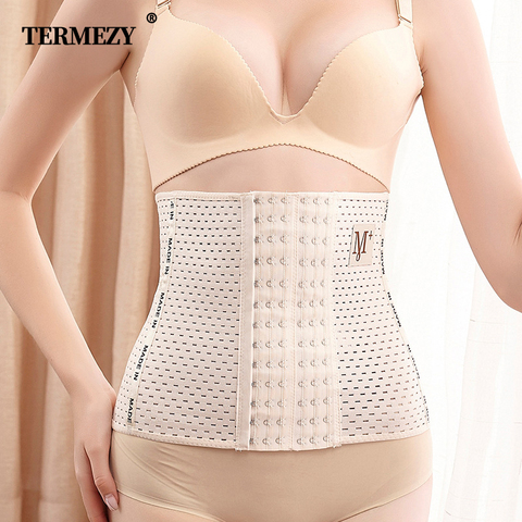 TERMEZY Women Waist Trainer Body Shapers Slimming Belt Modeling Strap Steel Boned Postpartum Band Sexy Bustiers Corsage Corsets ► Photo 1/6